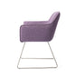 Jesper Home Hofu eetkamerstoel Violet Daisy|slide steel