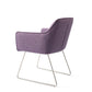 Jesper Home Hofu eetkamerstoel Violet Daisy|slide steel