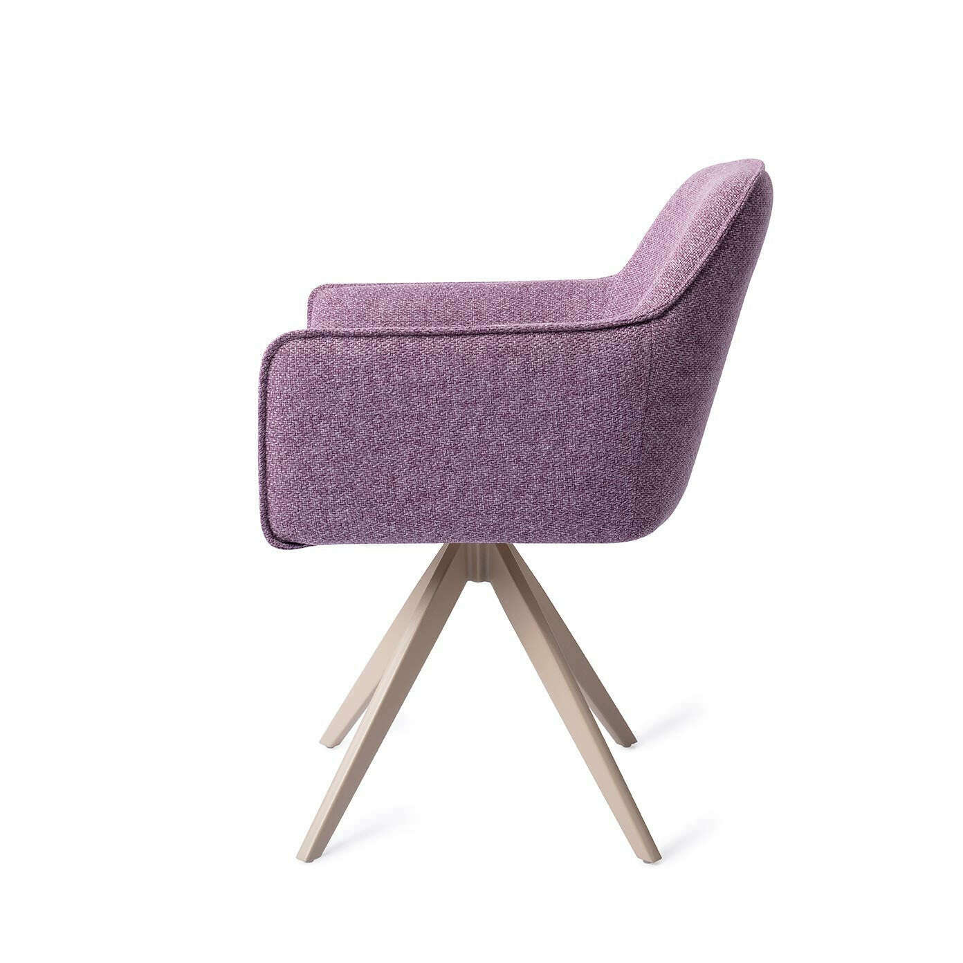 Jesper Home Hofu eetkamerstoel Violet Daisy|turn beige