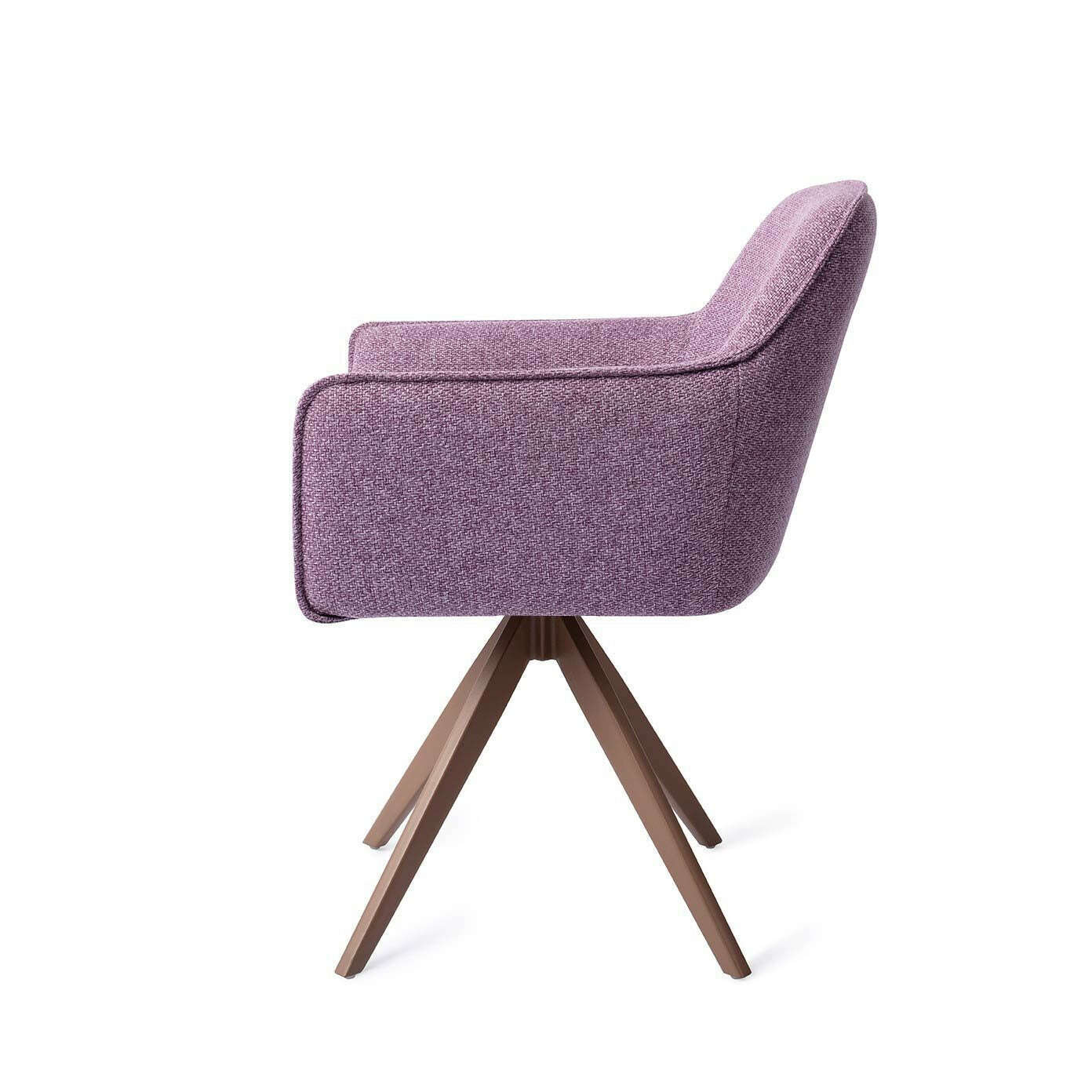 Jesper Home Hofu eetkamerstoel Violet Daisy|turn brown