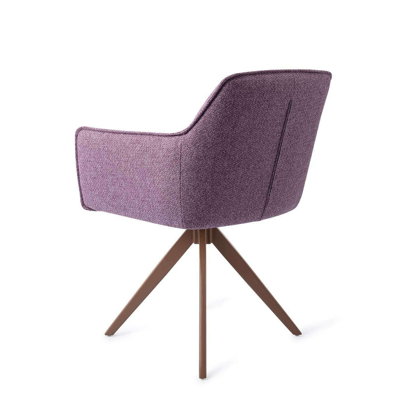 Jesper Home Hofu eetkamerstoel Violet Daisy|turn brown