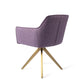 Jesper Home Hofu eetkamerstoel Violet Daisy|turn gold