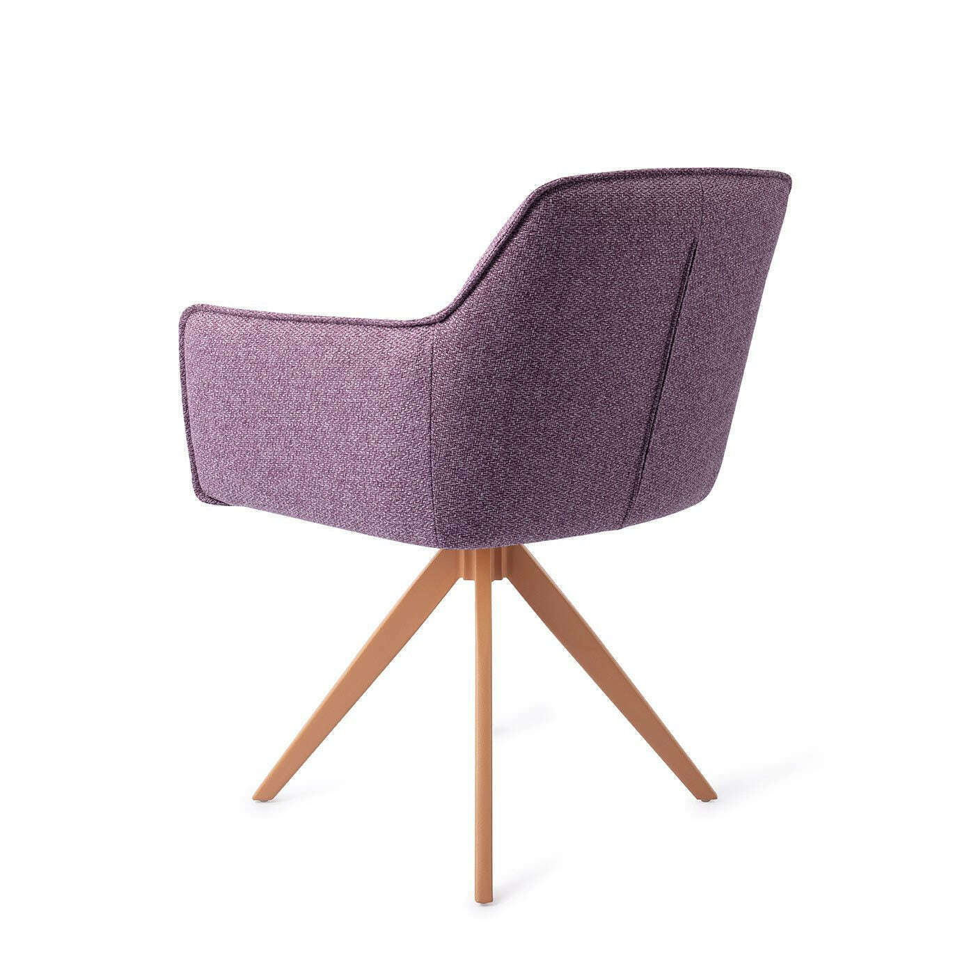 Jesper Home Hofu eetkamerstoel Violet Daisy|turn peach