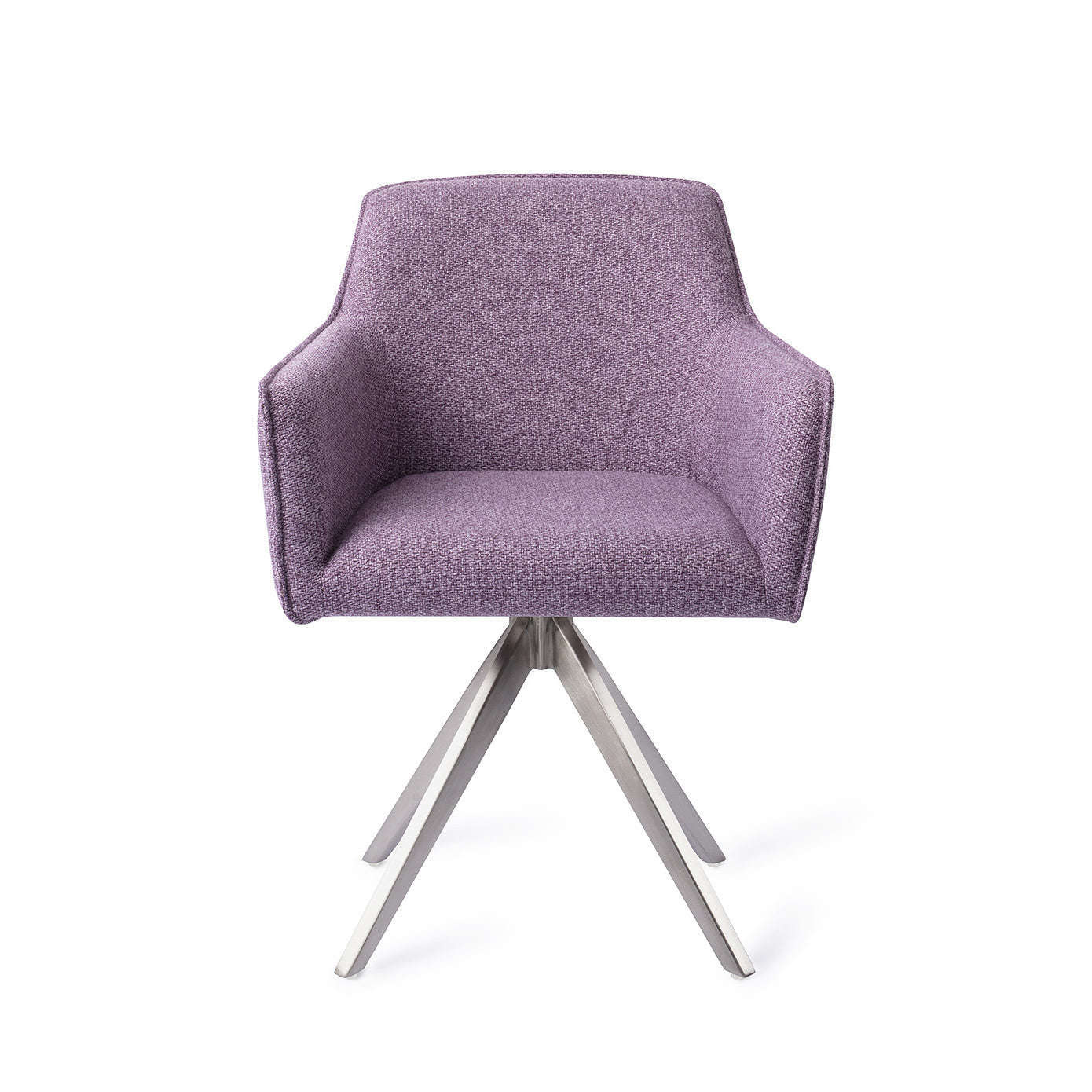 Jesper Home Hofu eetkamerstoel Violet Daisy|turn steel