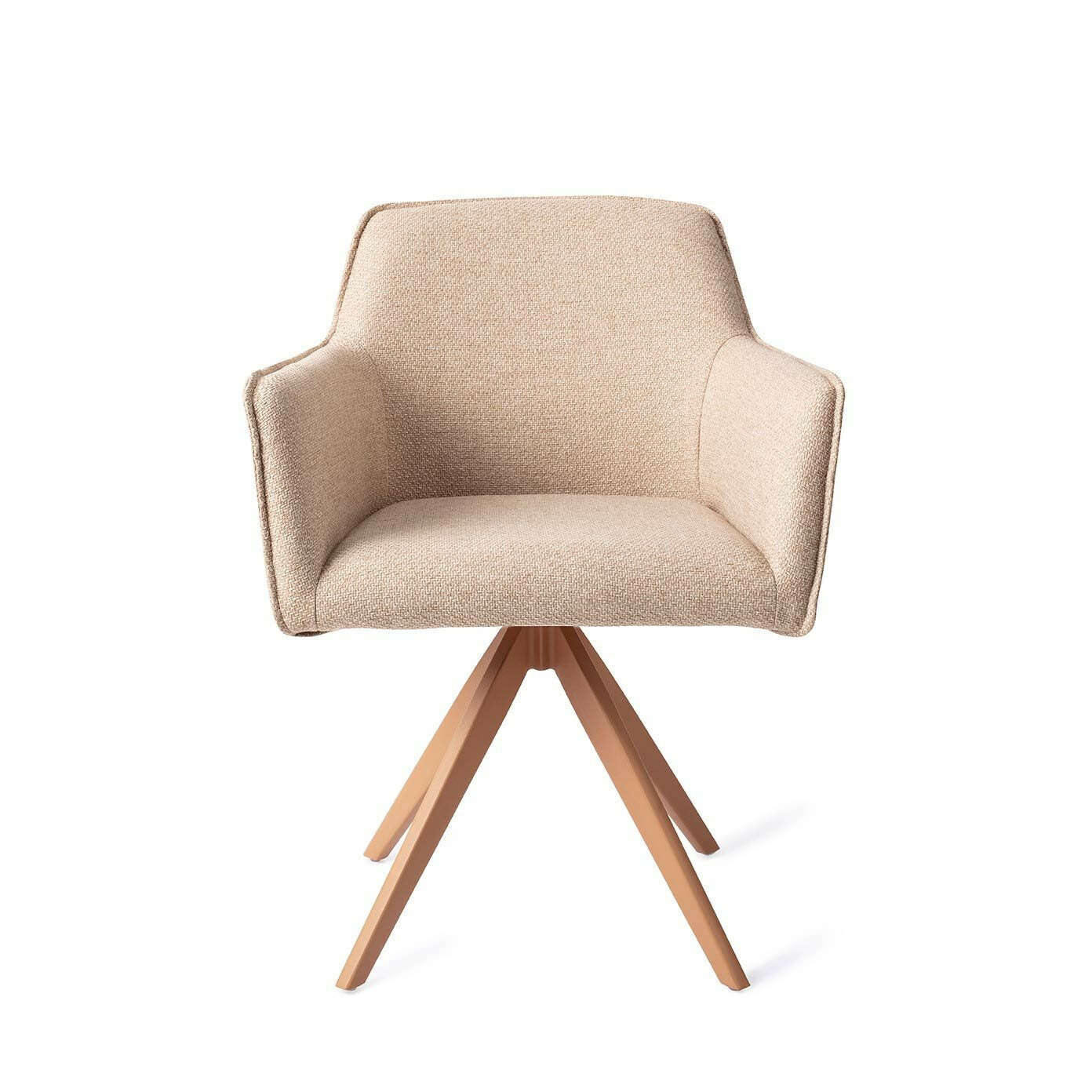 Jesper Home Hofu eetkamerstoel wild walnut|turn peach