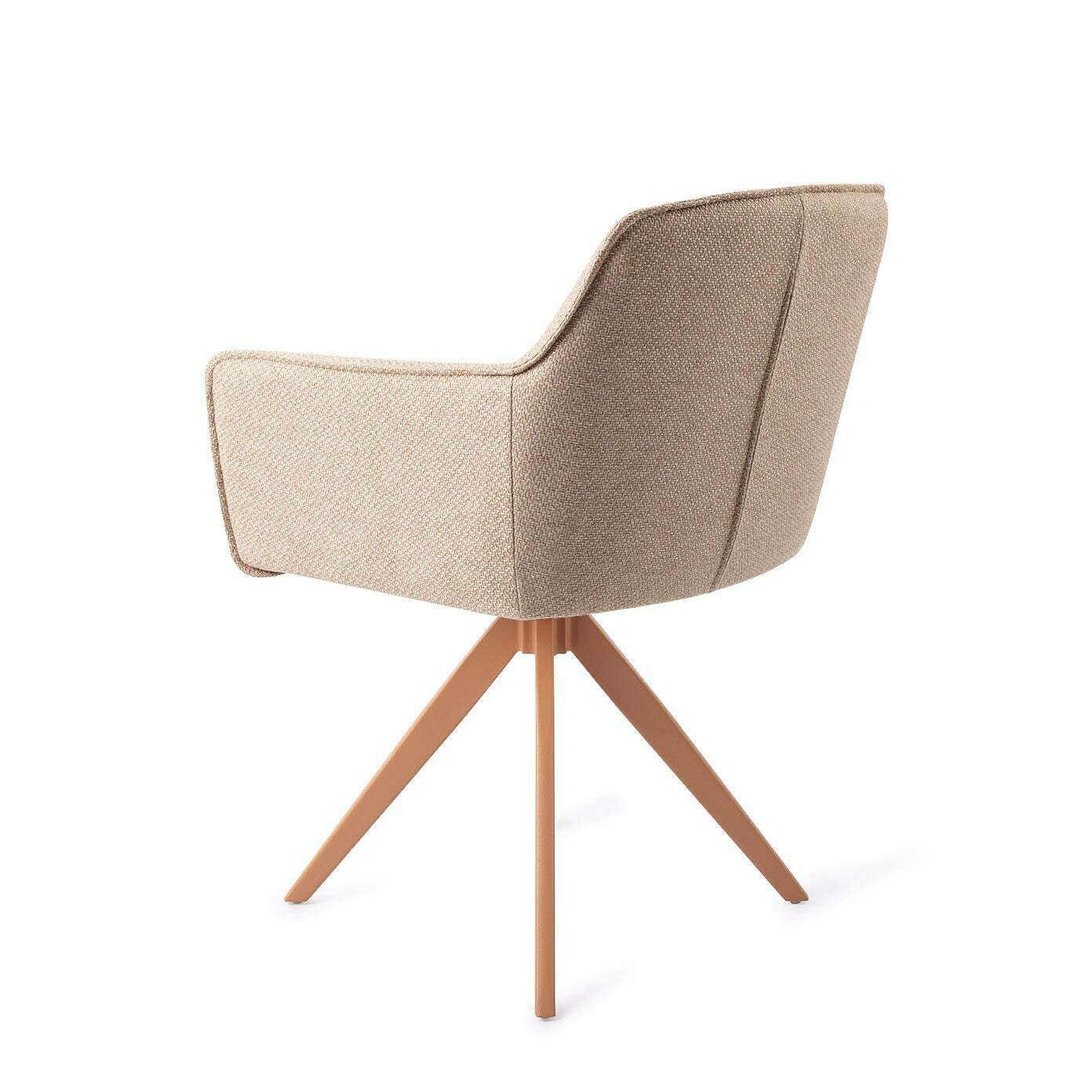 Jesper Home Hofu eetkamerstoel wild walnut|turn peach