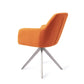 Jesper Home Kinko eetkamerstoel Tangerine|turn steel