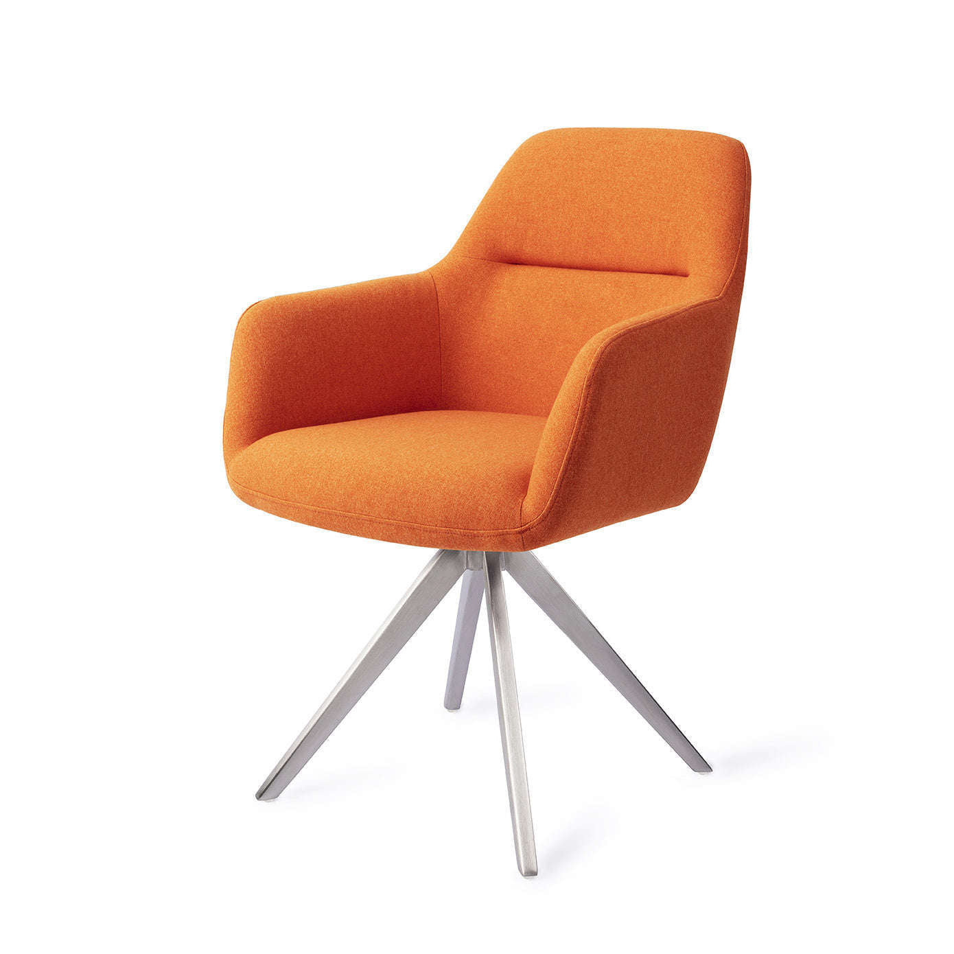 Jesper Home Kinko eetkamerstoel Tangerine|turn steel