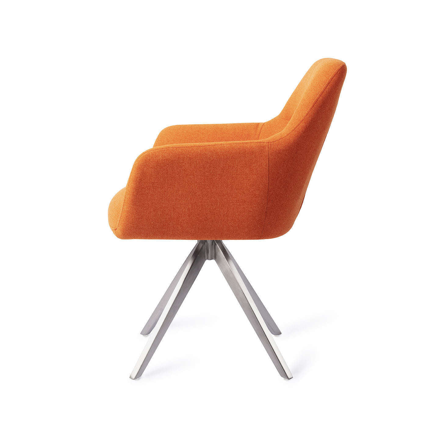 Jesper Home Kinko eetkamerstoel Tangerine|turn steel