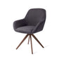 Jesper Home Kushi eetkamerstoel Black-Out|turn brown