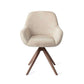 Jesper Home Kushi eetkamerstoel Ivory Ivy|turn brown