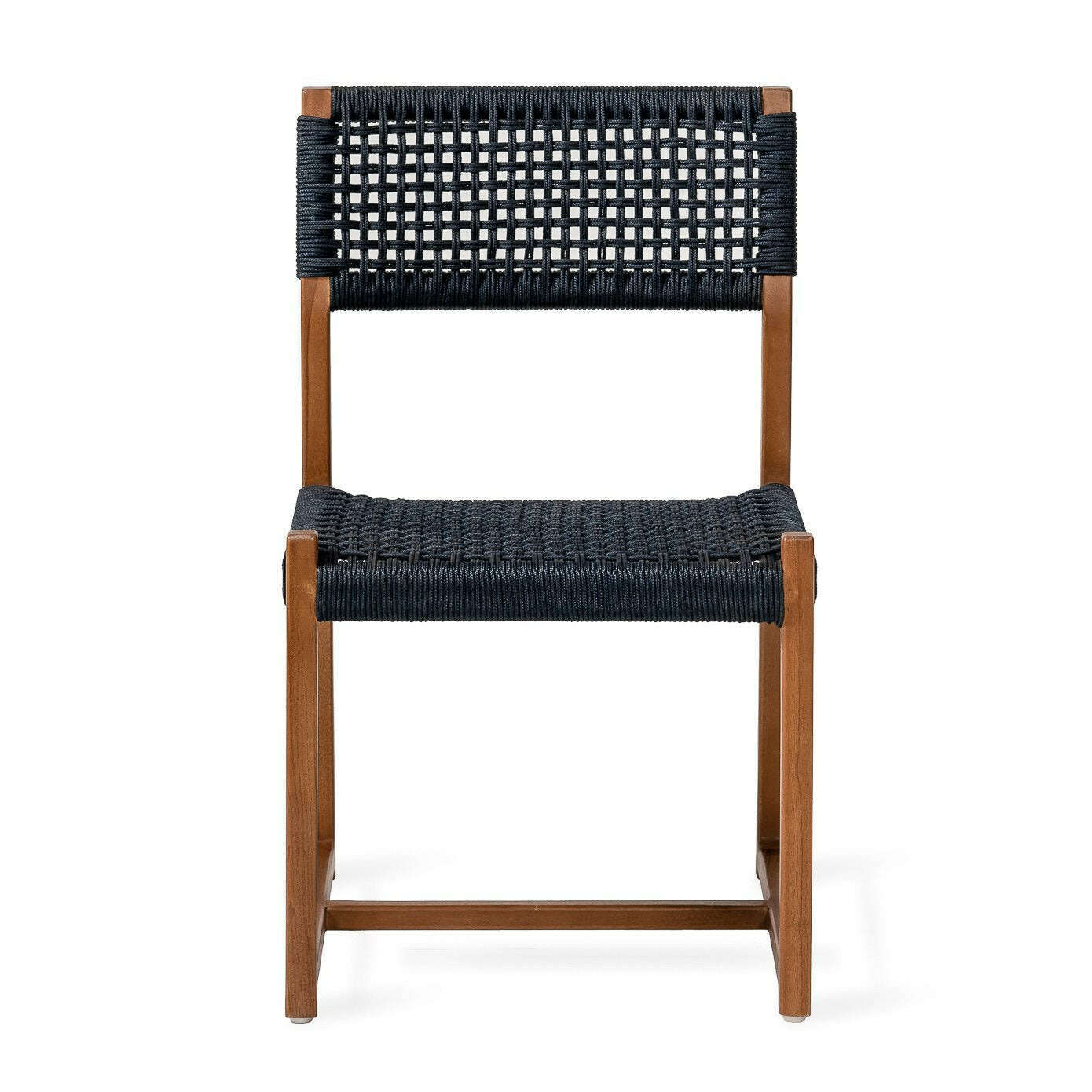 Jesper Home Kuwana eetkamerstoel indigo weave|amber wood