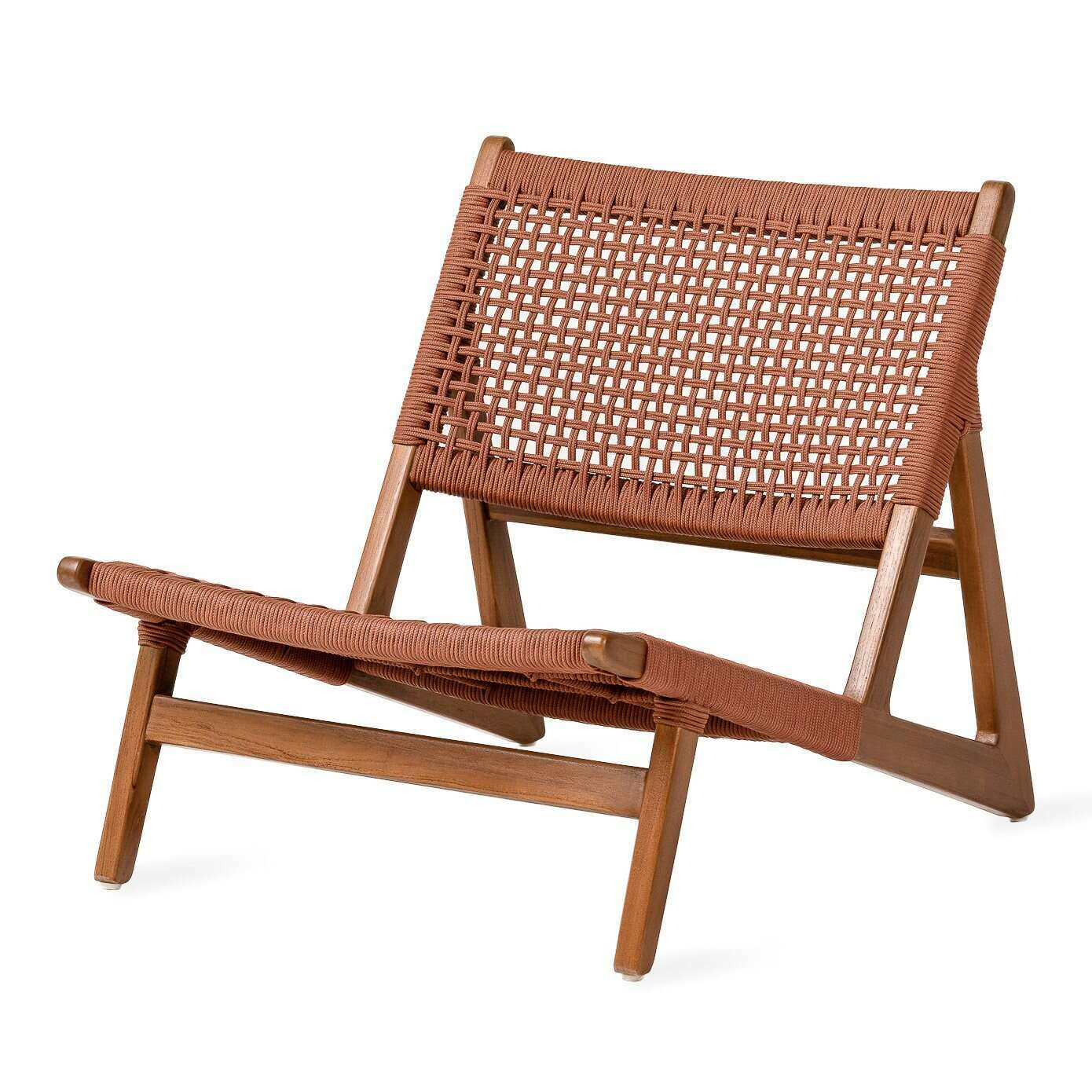 Jesper Home Kuwana fauteuil outdoor cinnamon|amber