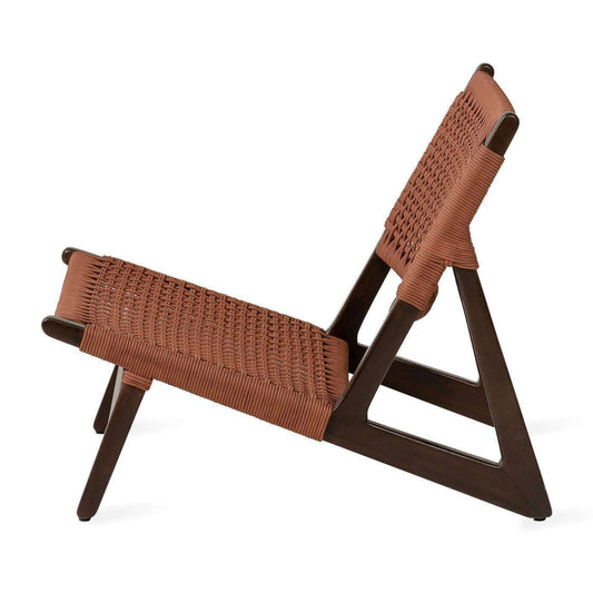 Jesper Home Kuwana fauteuil outdoor cinnamon|espresso