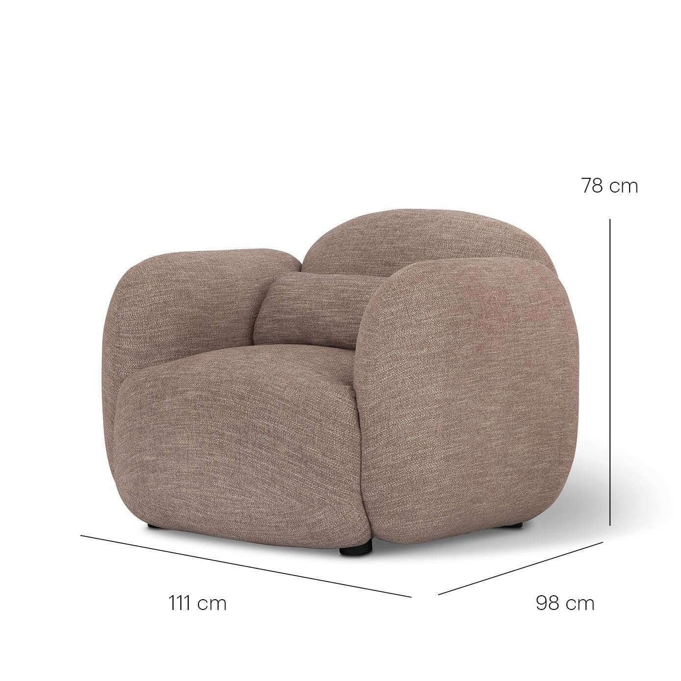 Jesper Home Luusar fauteuil purple