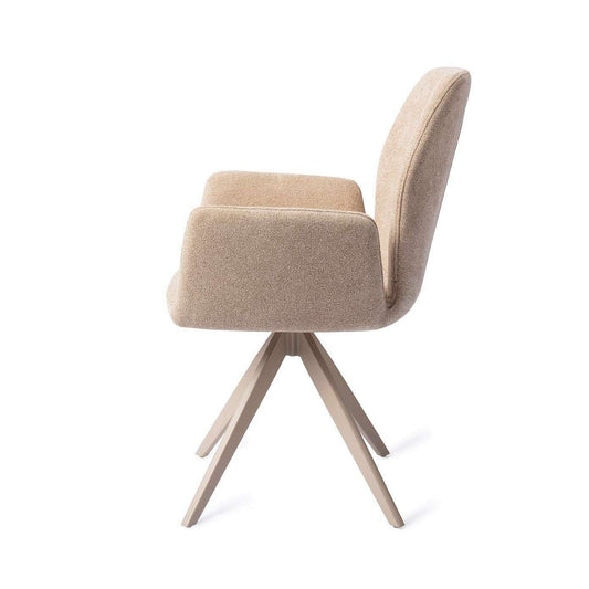 Jesper Home Misaki eetkamerstoel Funky Fudge|turn beige