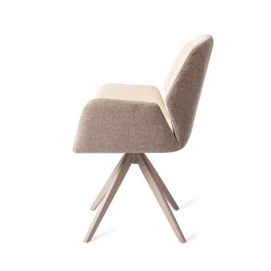 Jesper Home Myoko eetkamerstoel Sandy Hill|turn beige