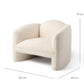 Jesper Home Nachii fauteuil plush wheat