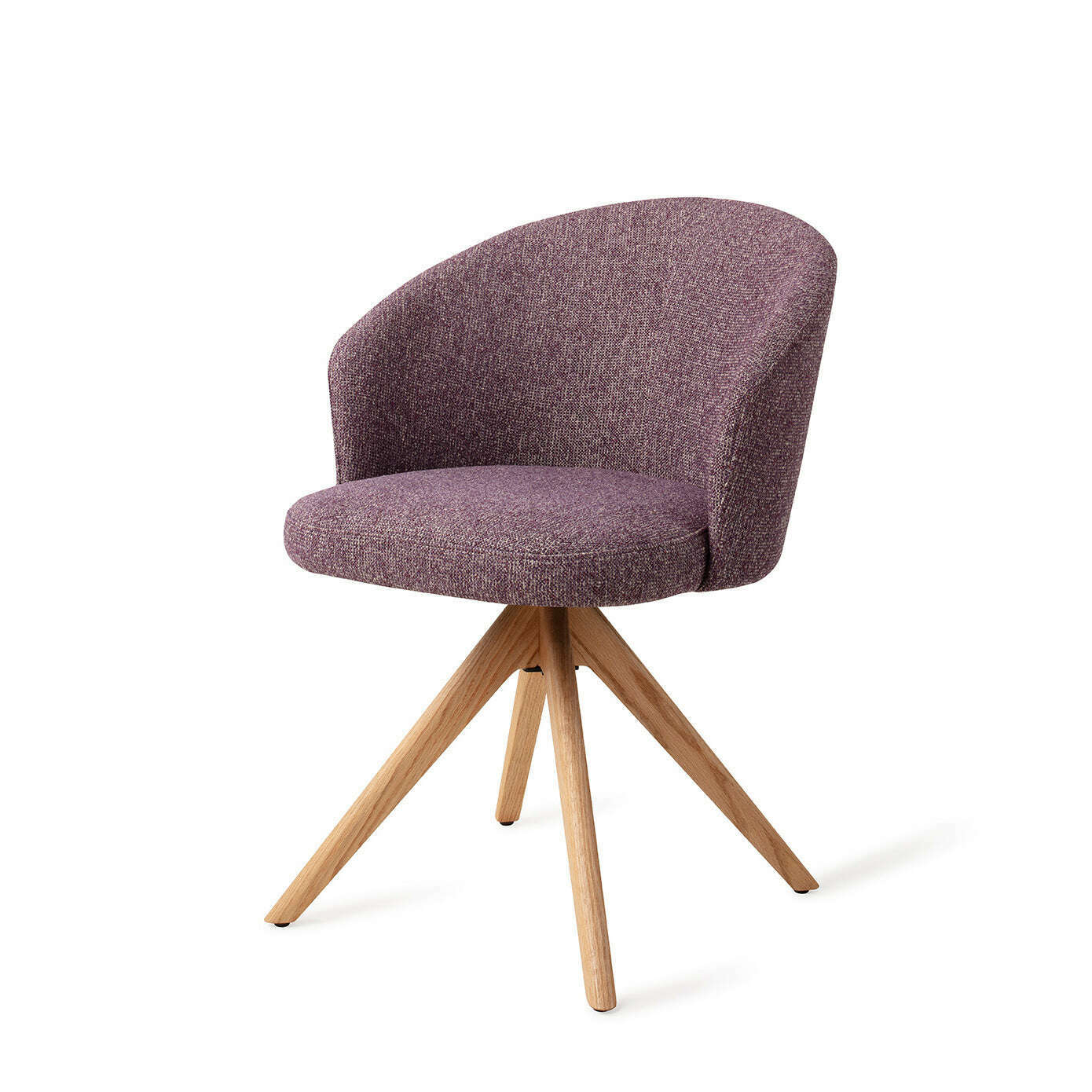 Jesper Home Niimi eetkamerstoel perfect plum|revolve oak