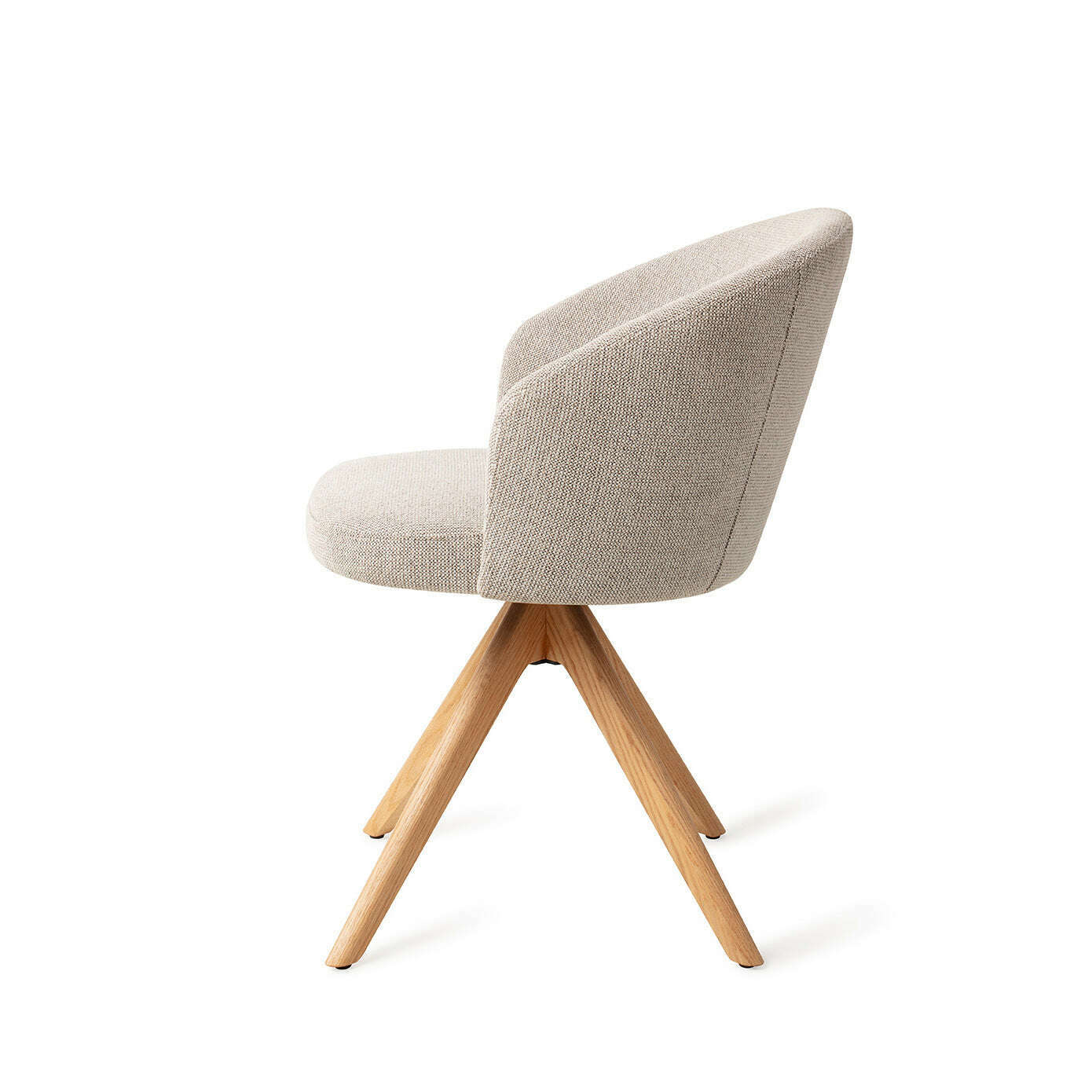 Jesper Home Niimi eetkamerstoel pure pale|revolve oak