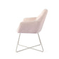 Jesper Home Noto eetkamerstoel petal pink|cross steel