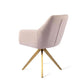 Jesper Home Noto eetkamerstoel petal pink|turn gold