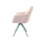 Jesper Home Noto eetkamerstoel petal pink|turn mint