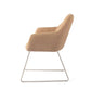 Jesper Home Noto eetkamerstoel toasted toffee|slide steel