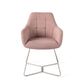 Jesper Home Noto eetkamerstoel vintage rose|beehive steel