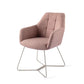 Jesper Home Noto eetkamerstoel vintage rose|beehive steel