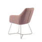 Jesper Home Noto eetkamerstoel vintage rose|beehive steel