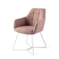 Jesper Home Noto eetkamerstoel vintage rose|beehive white