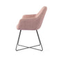 Jesper Home Noto eetkamerstoel vintage rose|cross black