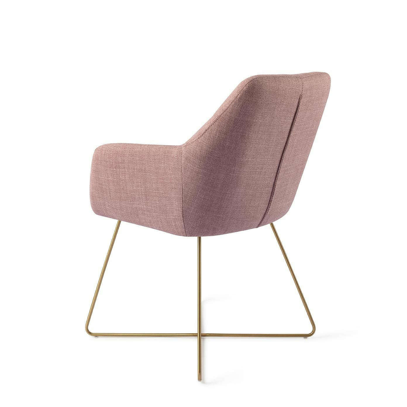 Jesper Home Noto eetkamerstoel vintage rose|cross gold