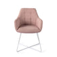 Jesper Home Noto eetkamerstoel vintage rose|cross white