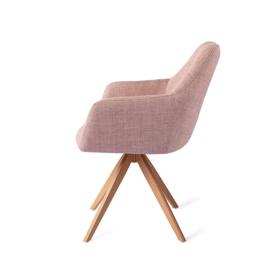 Jesper Home Noto eetkamerstoel vintage rose|turn peach