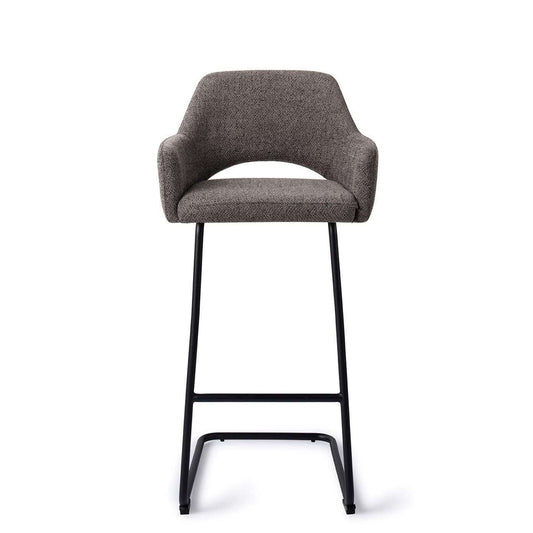 Jesper Home Yanai barkruk amazing grey|arch black (H)