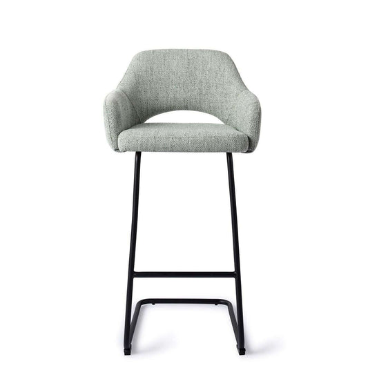 Jesper Home Yanai barkruk soft sage|arch black (H)