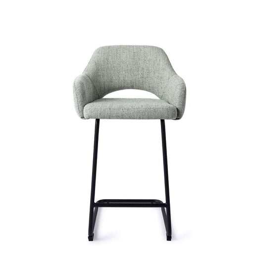 Jesper Home Yanai barkruk soft sage|arch black (L)