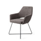 Jesper Home Yanai eetkamerstoel Amazing Gray|cross black