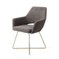 Jesper Home Yanai eetkamerstoel Amazing Gray|cross gold