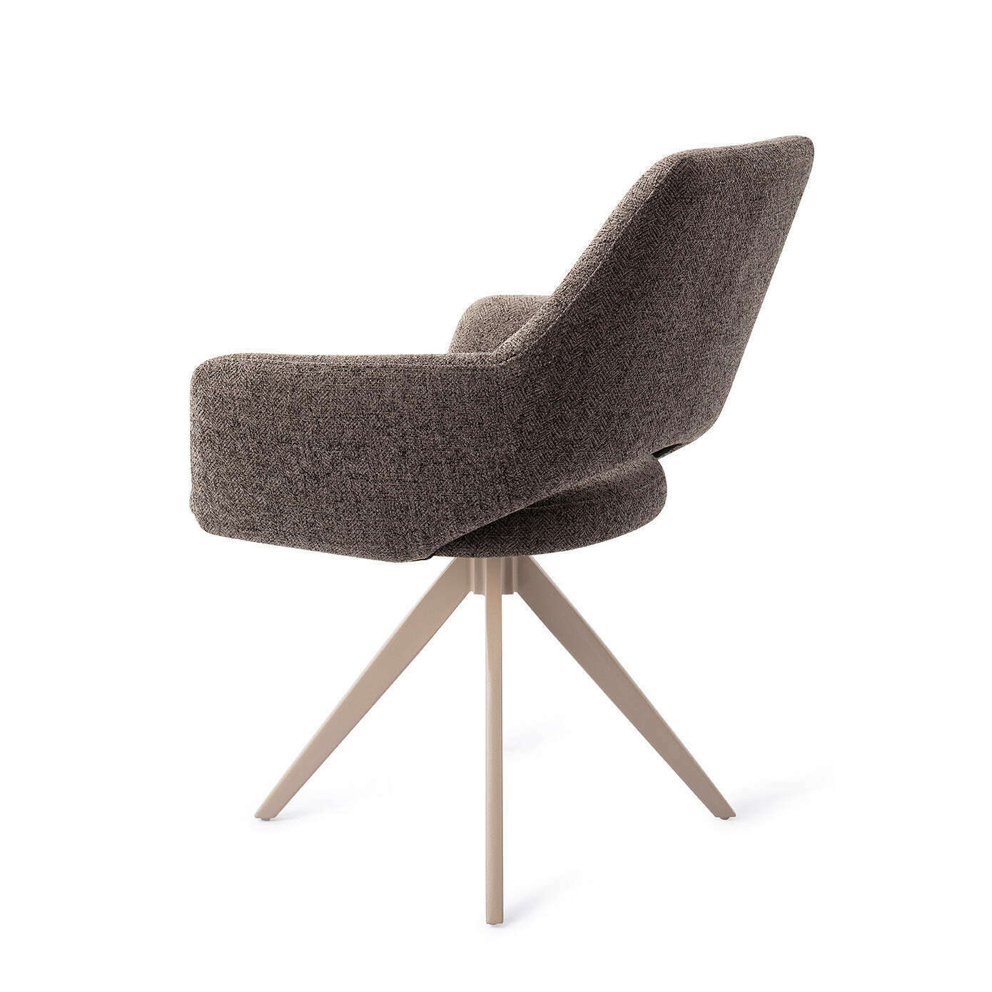 Jesper Home Yanai eetkamerstoel Amazing Grey|turn beige