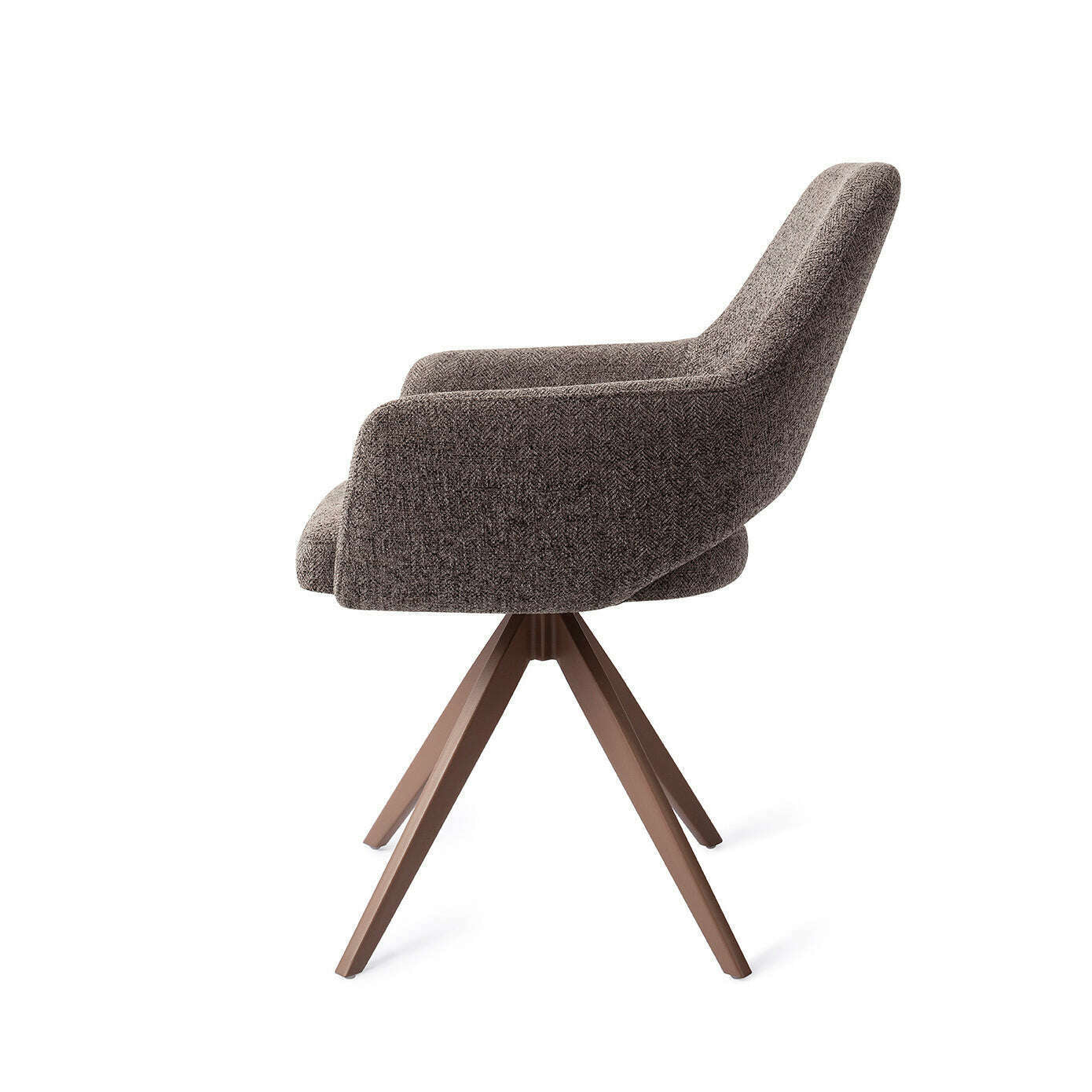 Jesper Home Yanai eetkamerstoel Amazing Grey|turn brown