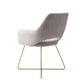 Jesper Home Yanai eetkamerstoel Pigeon|cross gold