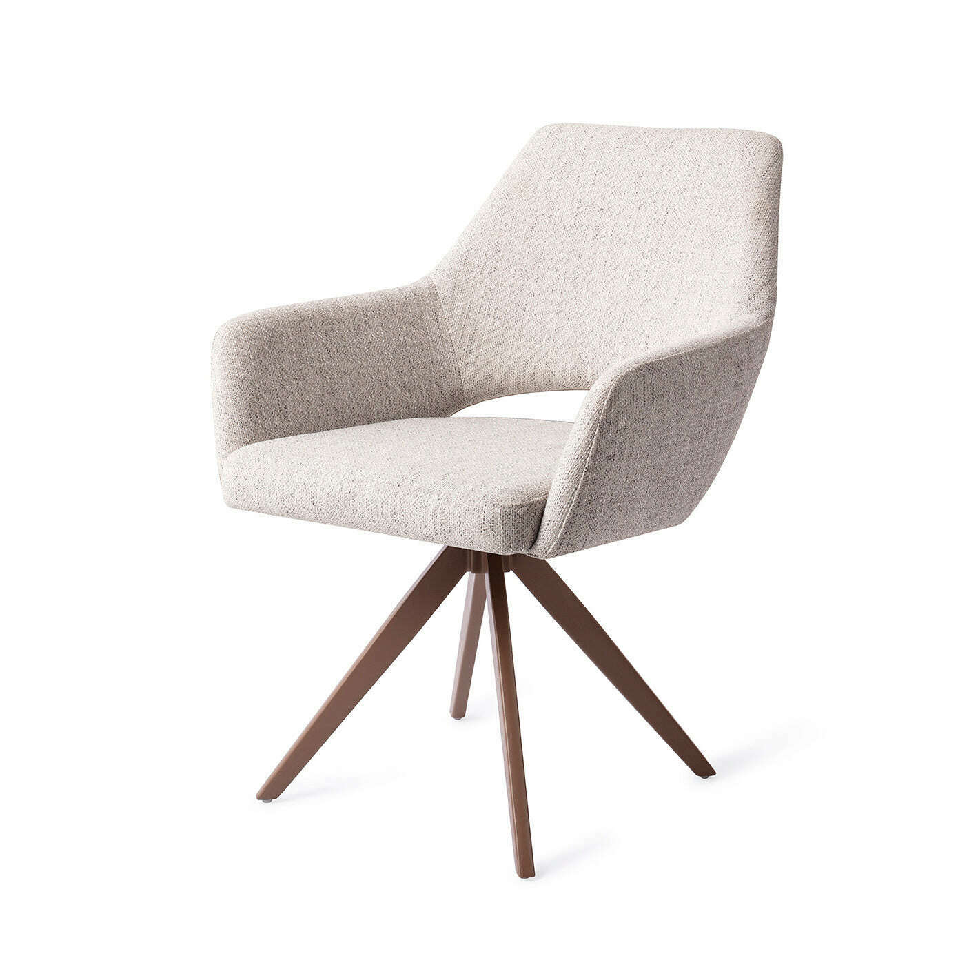 Jesper Home Yanai eetkamerstoel Pigeon|turn brown