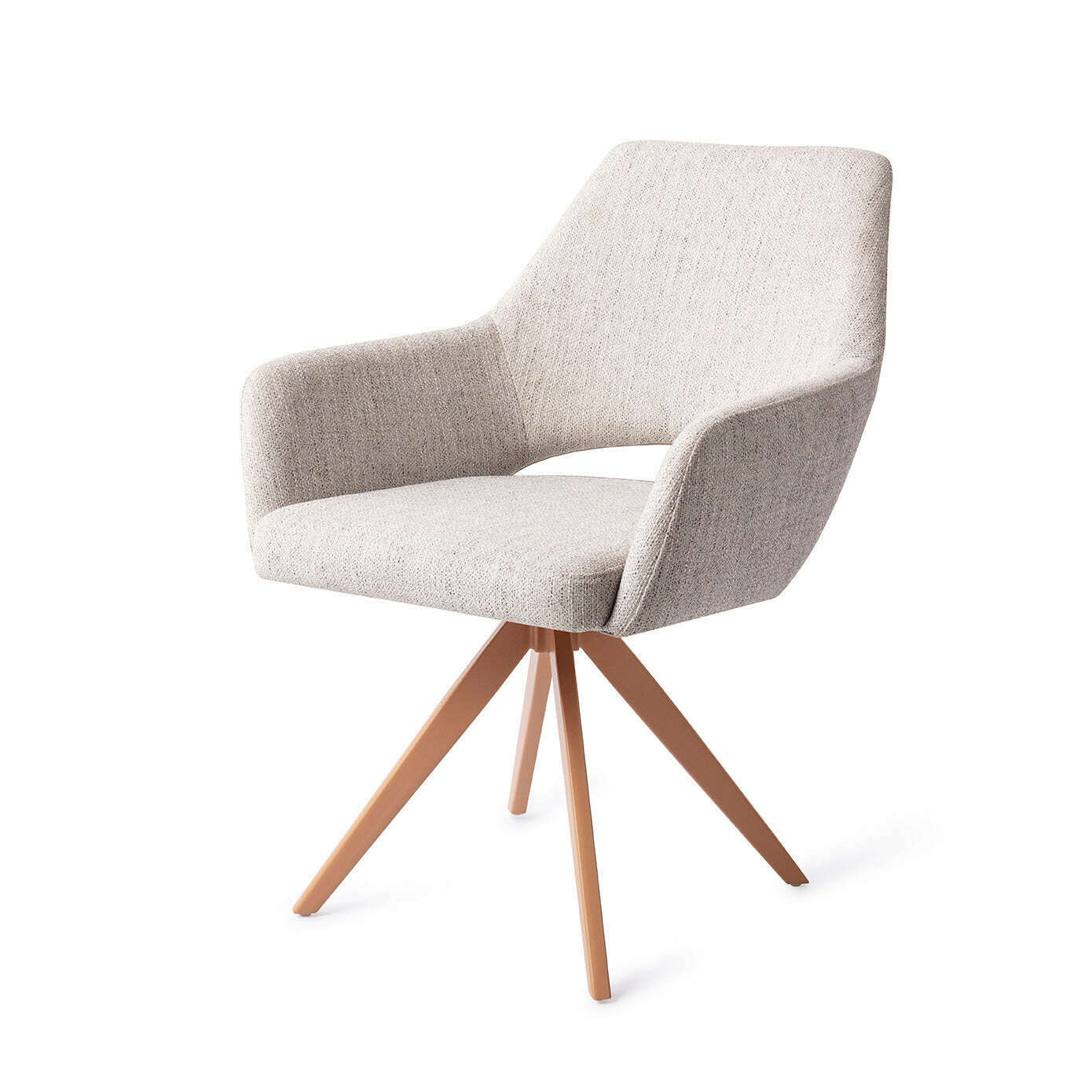 Jesper Home Yanai eetkamerstoel Pigeon|turn peach