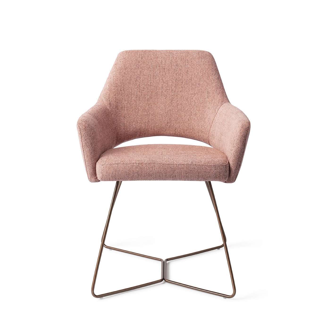 Jesper Home Yanai eetkamerstoel Pink Punch|beehive rose