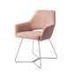 Jesper Home Yanai eetkamerstoel Pink Punch|beehive steel