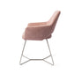 Jesper Home Yanai eetkamerstoel Pink Punch|beehive steel