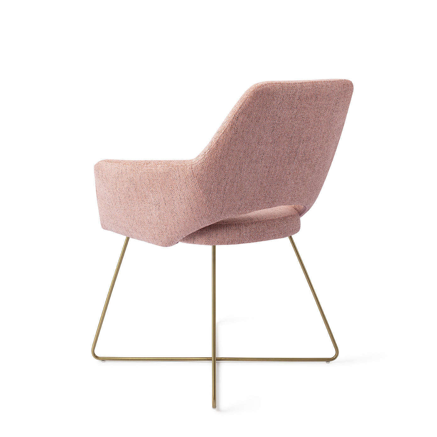 Jesper Home Yanai eetkamerstoel Pink Punch|cross gold